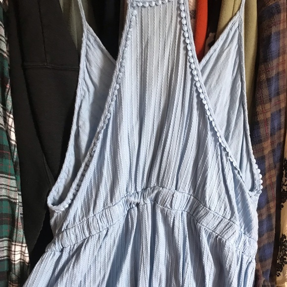 light blue beach romper/coverup - Picture 4 of 5